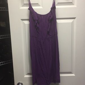 Dark purple sun dress